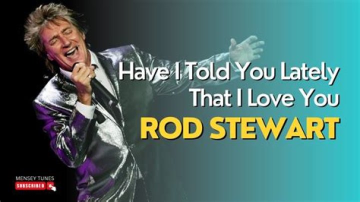 Someone like you rod steward lyrics