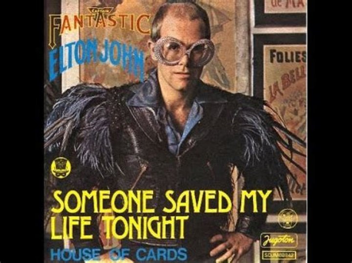Someone saved my life tonight lyrics