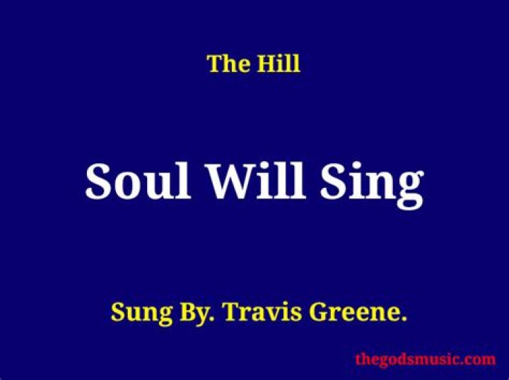 Soul will sing lyrics