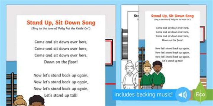 Stand up, sit down lyrics