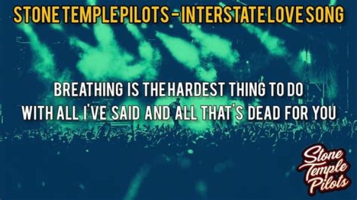 Stone temple pilots lyrics