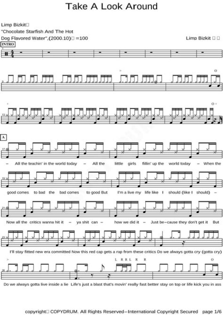 Stop take a look around lyrics