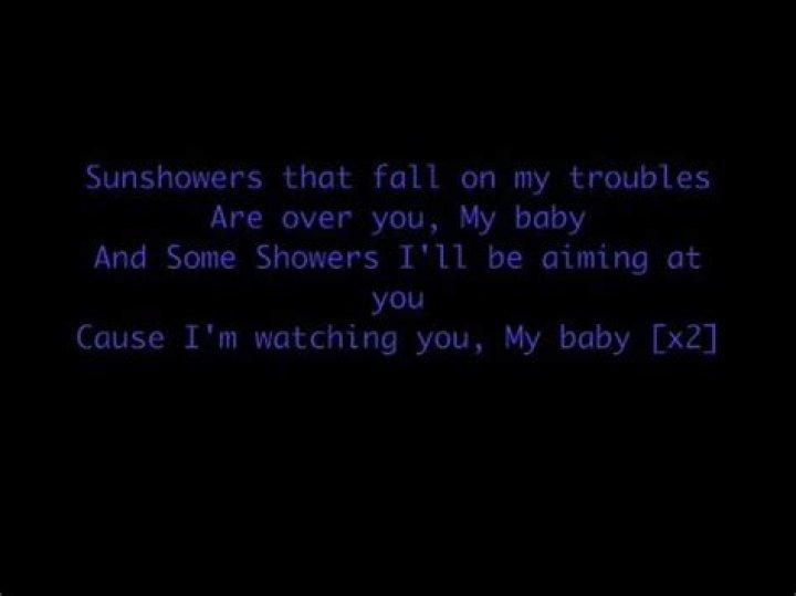 Sunshowers lyrics