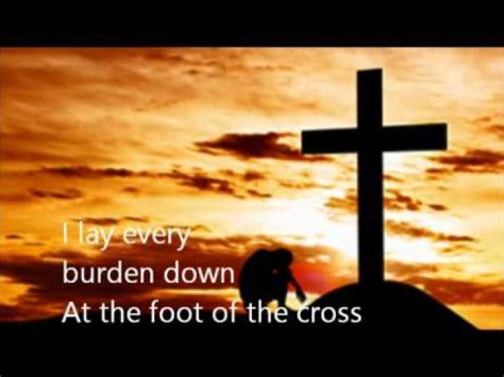 Take me down to the foot of the cross lyrics