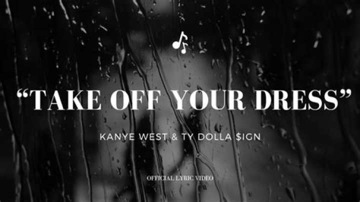 Take off your dress and i’ll do the rest lyrics