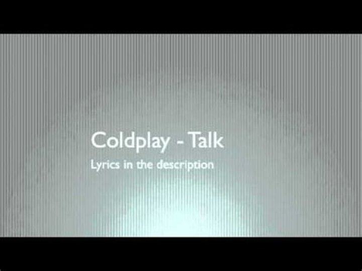 Talk coldplay lyrics