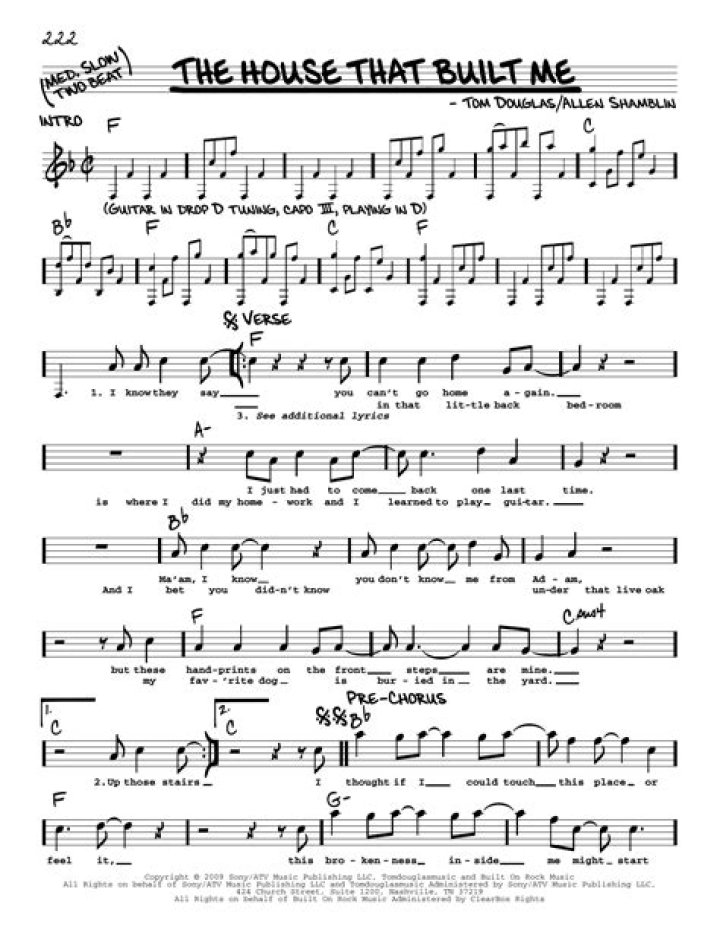 That house built for me lyrics