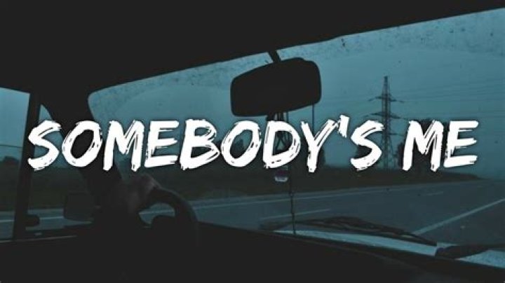 That somebody’s me lyrics