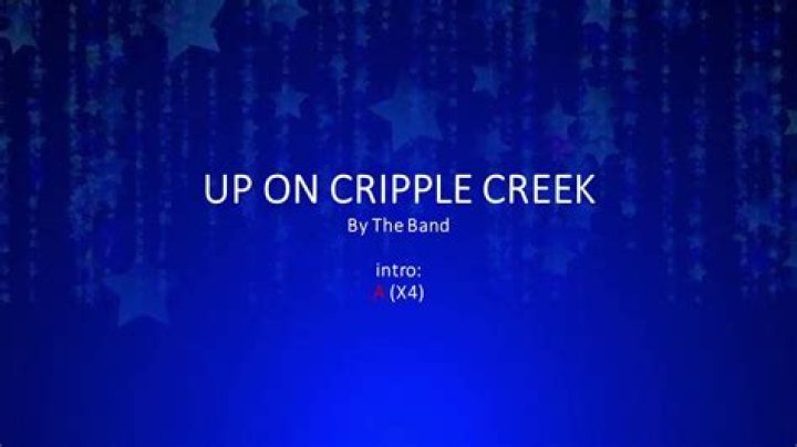 The Band – Up On Cripple Creek Lyrics