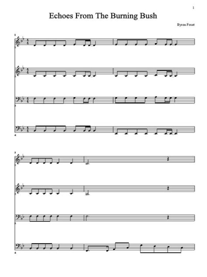 The burning bush lyrics