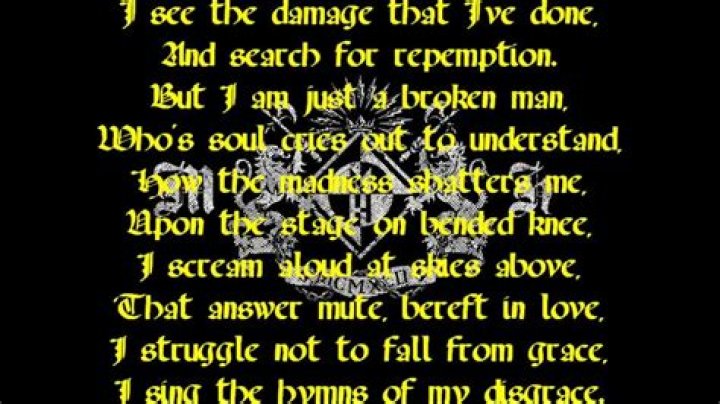 The darkness within lyrics