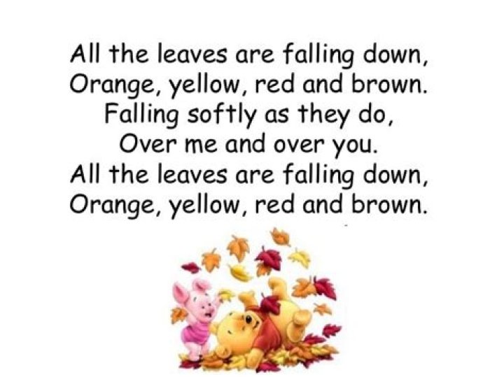 The leaves of brown are falling down september lyrics