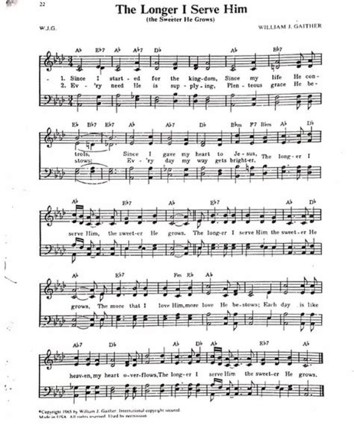 The longer i serve him with lyrics lyrics