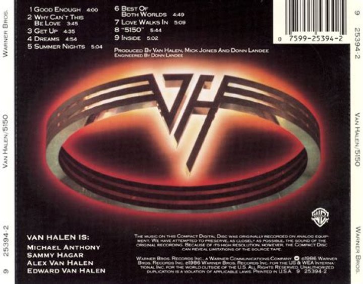 The Meaning Behind The Song: 5150 by Van Halen