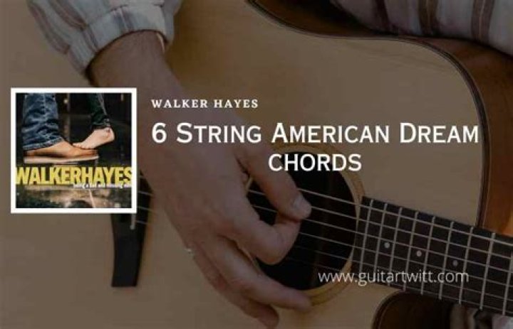 The Meaning Behind The Song: 6 string american dream by Walker Hayes