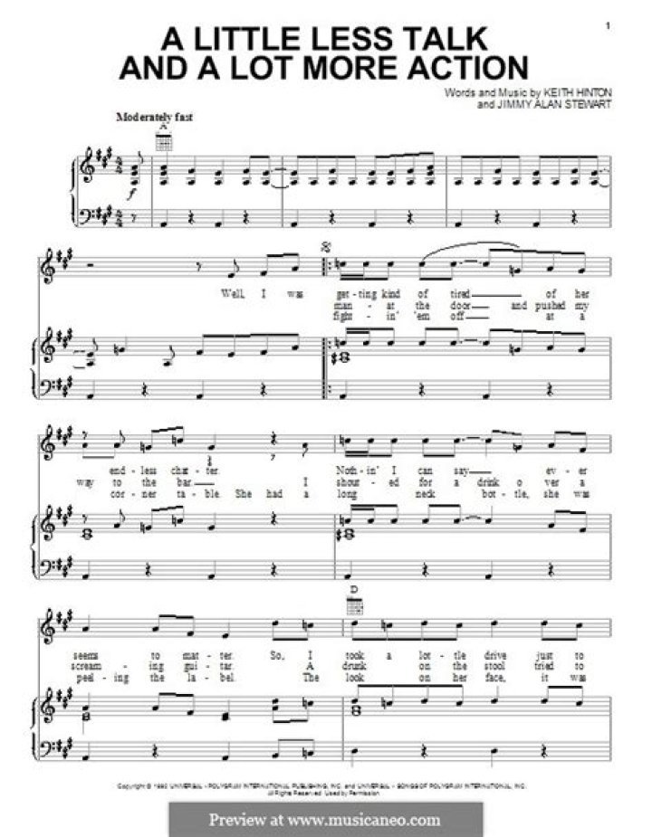 The Meaning Behind The Song: A Little Less Talk and a Lot More Action by Toby Keith