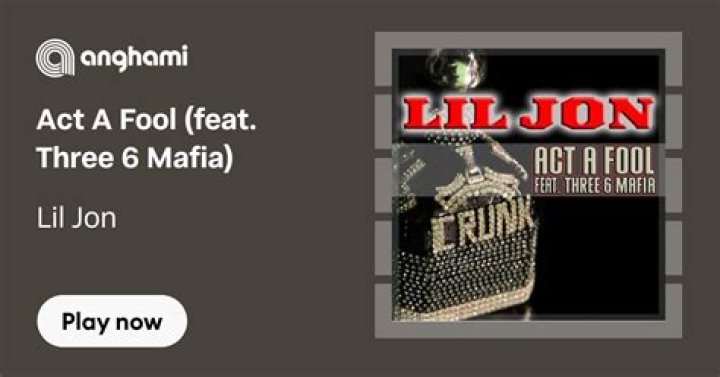 The Meaning Behind The Song: Act a Fool by Lil Jon