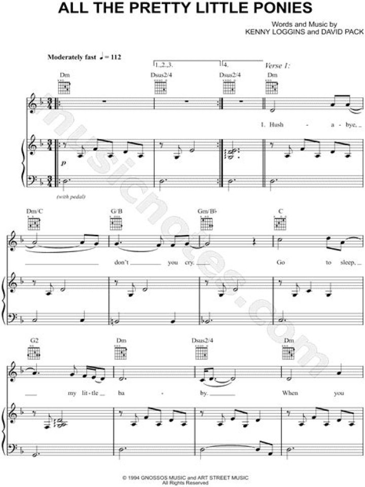 The Meaning Behind The Song: All the Pretty Little Ponies by Kenny Loggins