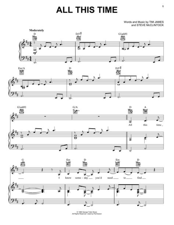 The Meaning Behind The Song: All This Time by Tiffany