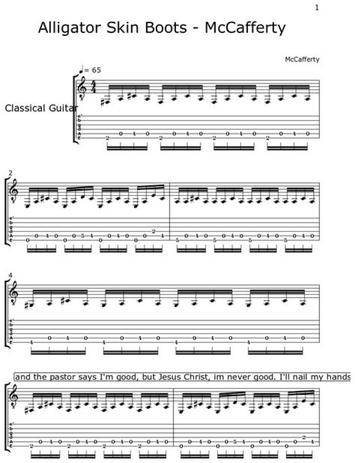 The Meaning Behind The Song: Alligator Skin Boots by McCafferty