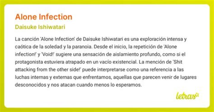 The Meaning Behind The Song: Alone Infection by Daisuke Ishiwatari