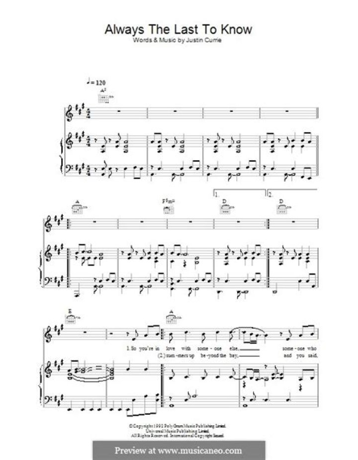 The Meaning Behind The Song: Always the Last to Know by Del Amitri