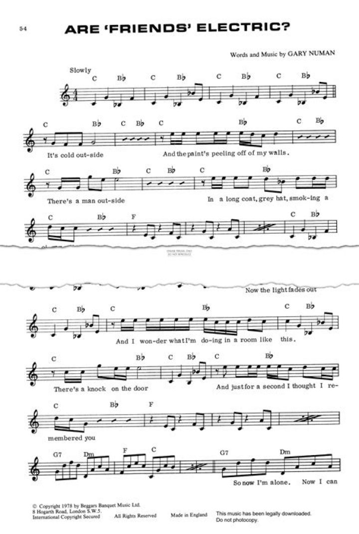 The Meaning Behind The Song: Are ‘Friends’ Electric? by Gary Numan