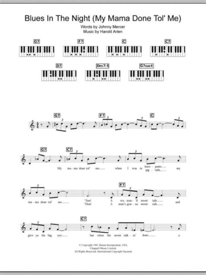 The Meaning Behind The Song: Blues In the Night (My Mama Done Tol’ Me) by Judy Garland