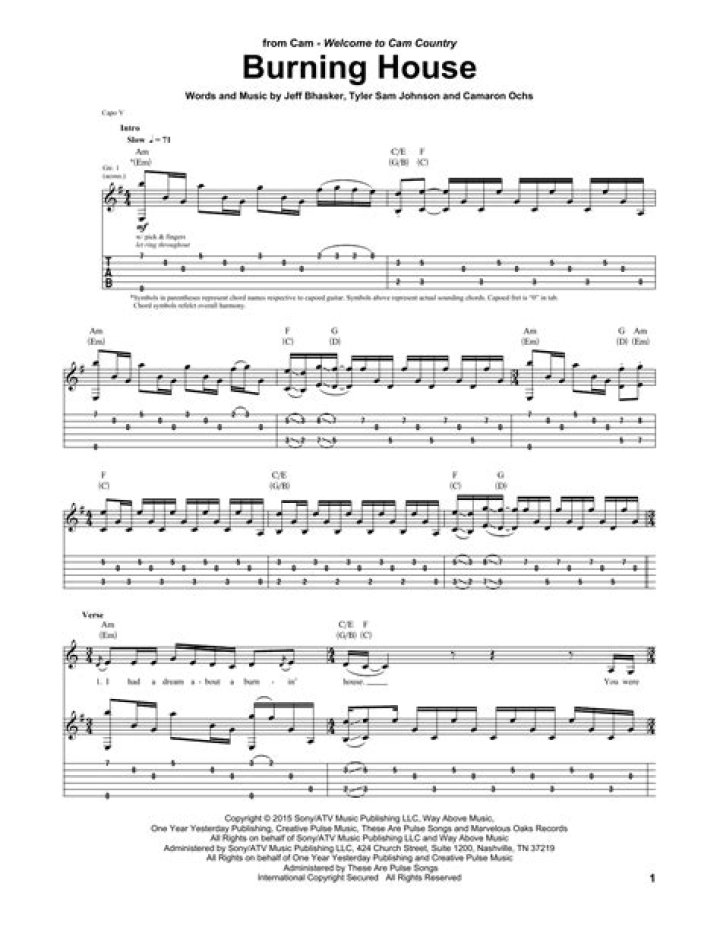 The Meaning Behind The Song: Burning House by Cam