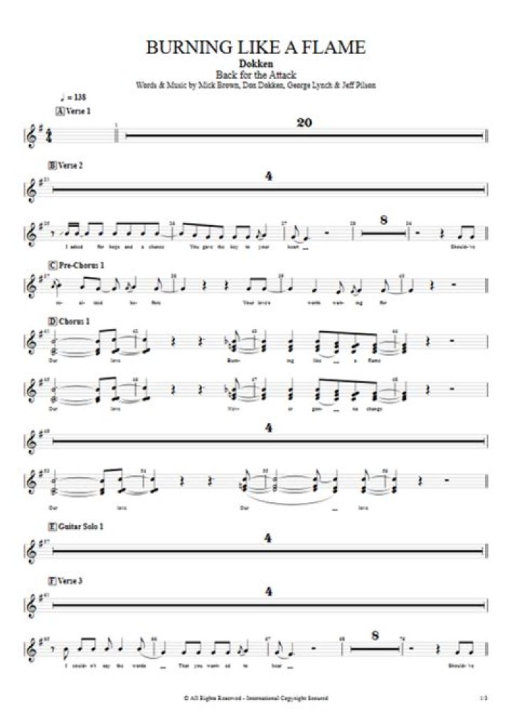 The Meaning Behind The Song: Burning Like a Flame by Dokken