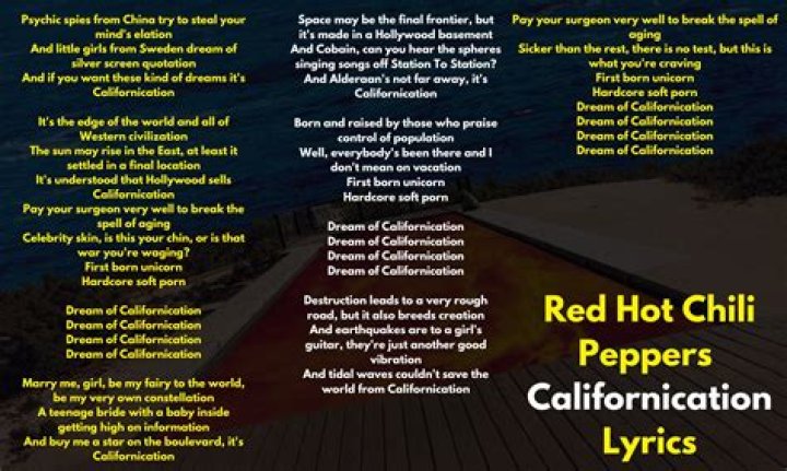 The Meaning Behind The Song: Californication by Bárbara Mendes