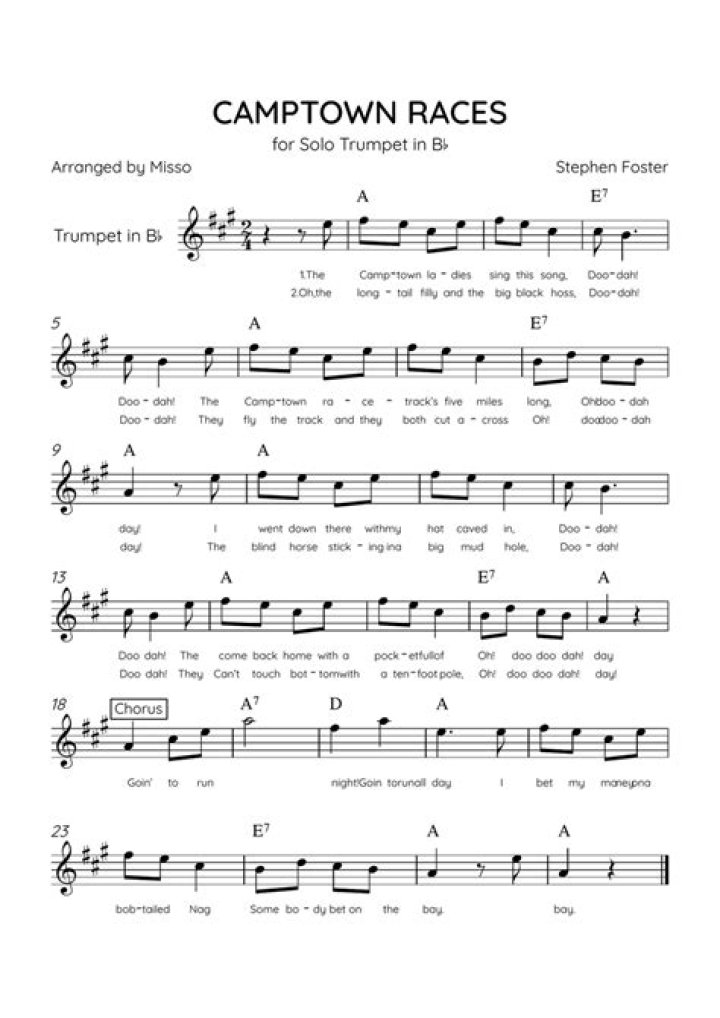 The Meaning Behind The Song: Camptown Races by Don Gibson