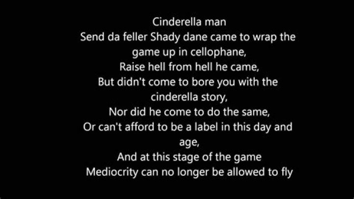 The Meaning Behind The Song: Cinderella Man by Eminem