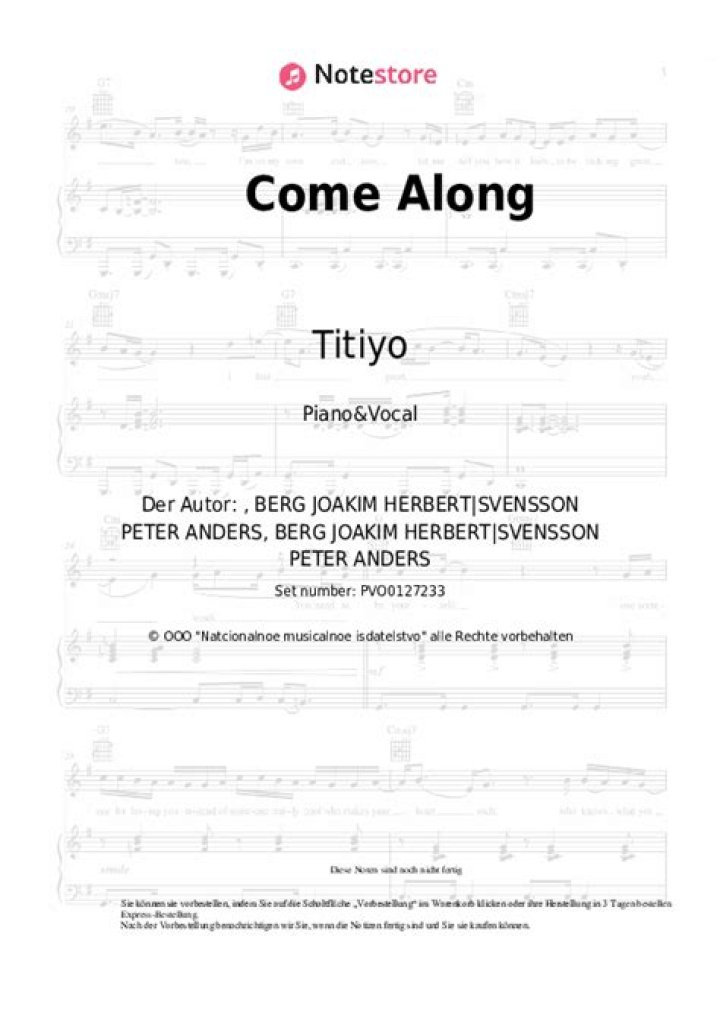 The Meaning Behind The Song: Come Along by Titiyo