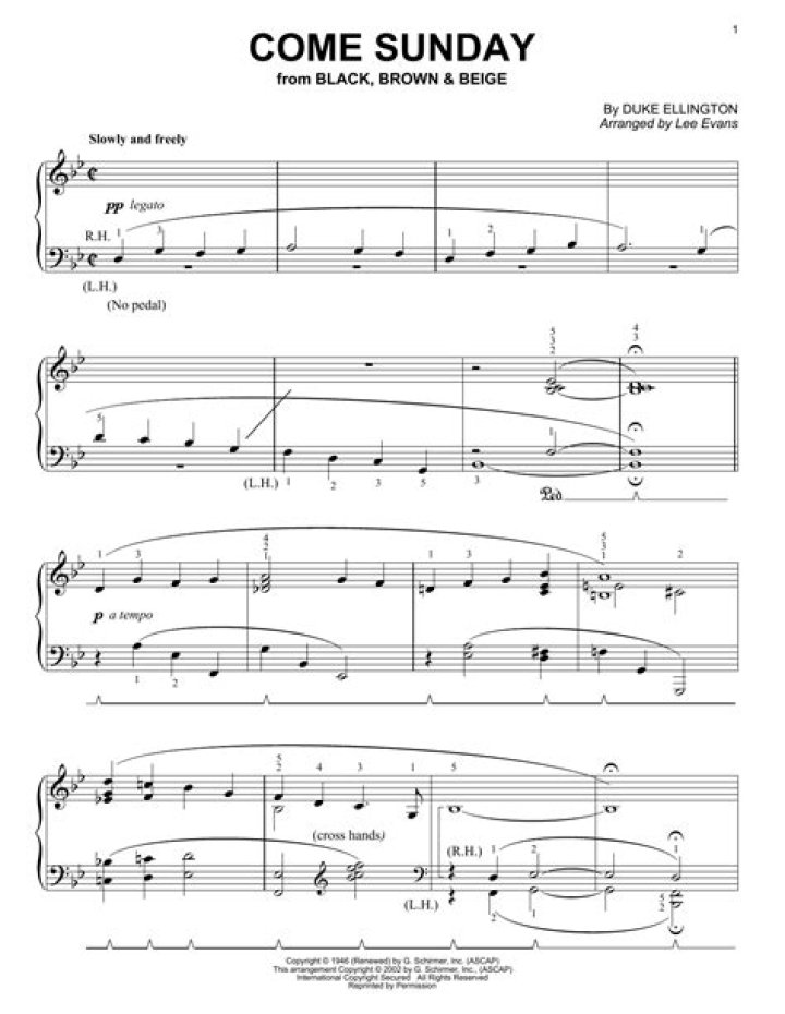 The Meaning Behind The Song: Come Sunday by Duke Ellington