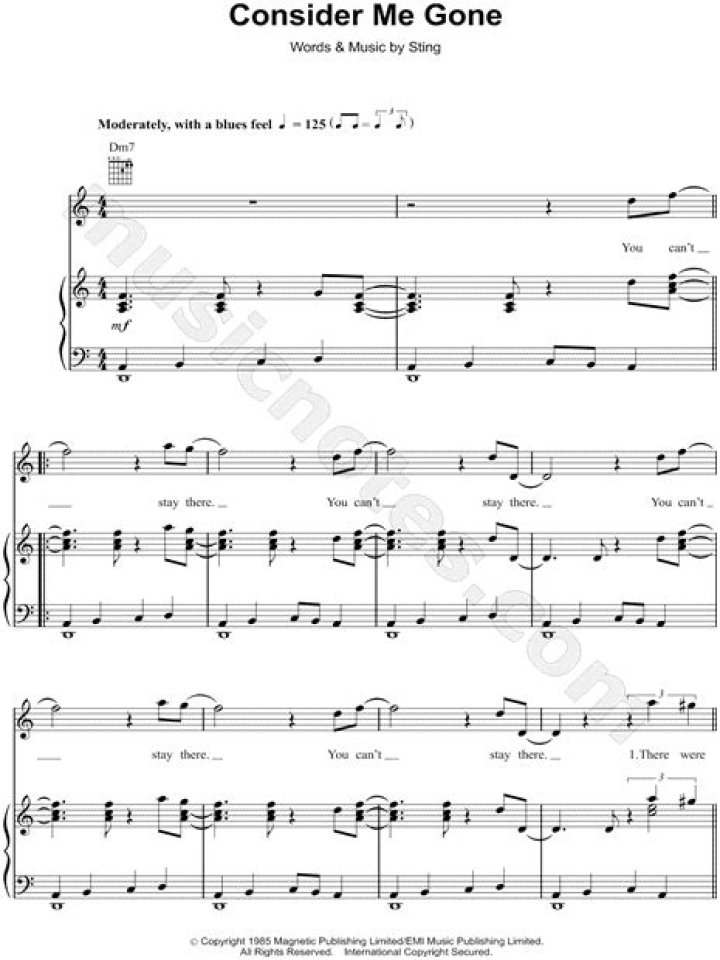 The Meaning Behind The Song: Consider Me Gone by Sting