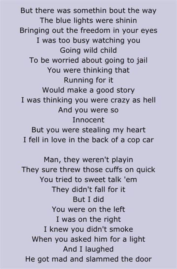 The Meaning Behind The Song: Cop Car by Sam Hunt