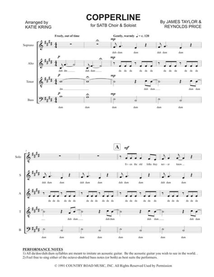 The Meaning Behind The Song: Copperline by James Taylor