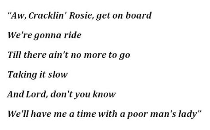 The Meaning Behind The Song: Cracklin’ Rosie by Neil Diamond