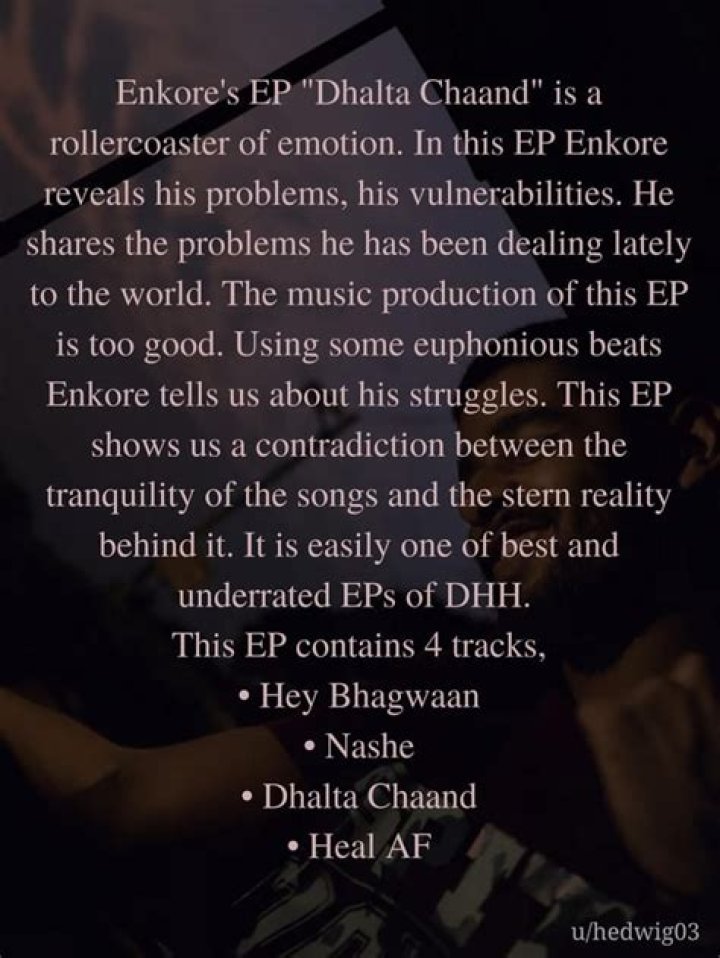 The Meaning Behind The Song: Dhalta Chaand by Enkore