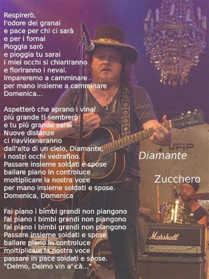 The Meaning Behind The Song: Diamante by Zucchero