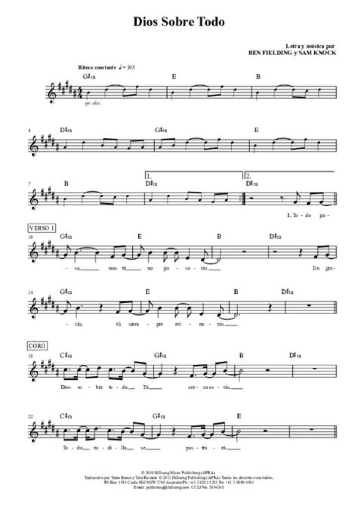 The Meaning Behind The Song: Dios Sobre Todo by Hillsong