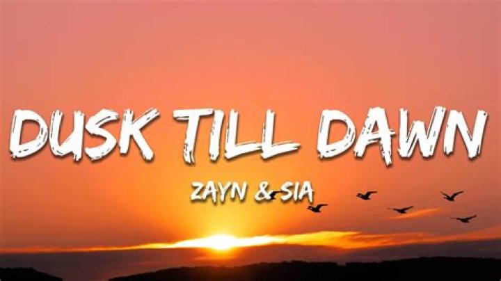The Meaning Behind The Song: Dusk Till Dawn by Sia