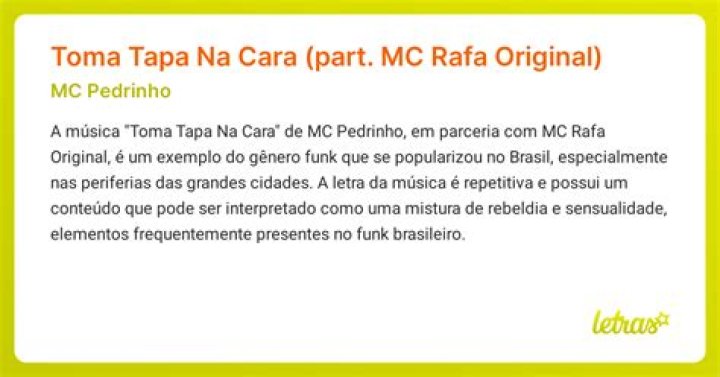 The Meaning Behind The Song: É Tudo Puta vs Toma Tapa na Cara by DJ LW (BRA)