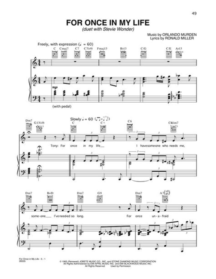 The Meaning Behind The Song: For Once In My Life by The Temptations