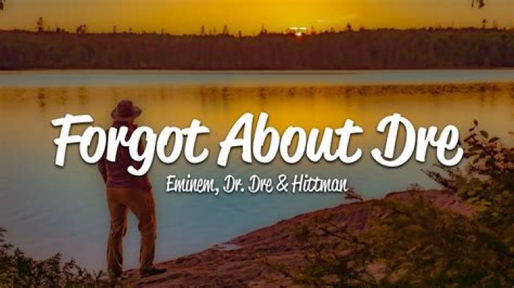 The Meaning Behind The Song: Forgot About Dre by Dr. Dre