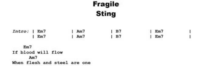 The Meaning Behind The Song: Fragilidad by Sting
