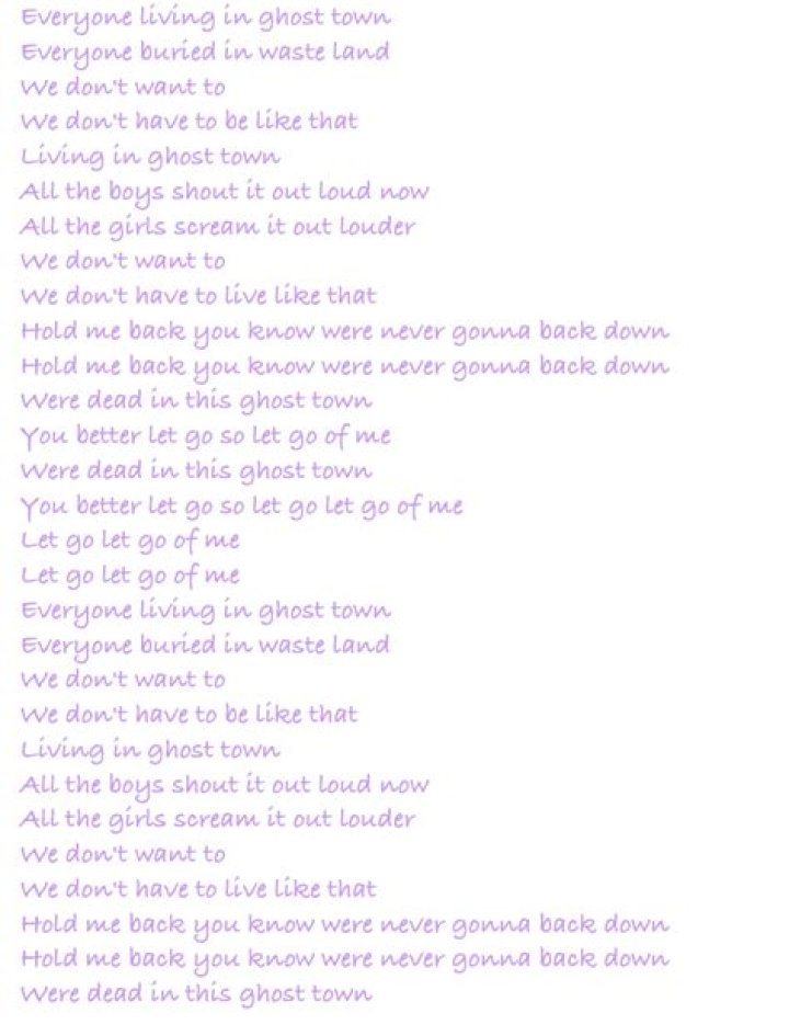 The Meaning Behind The Song: Ghost Town by Shiny Toy Guns