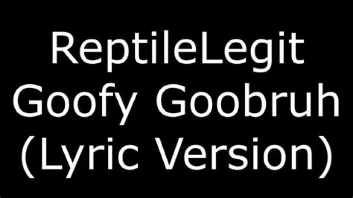 The Meaning Behind The Song: GOOFY GOOBRUH by ReptileLegit & Wonder