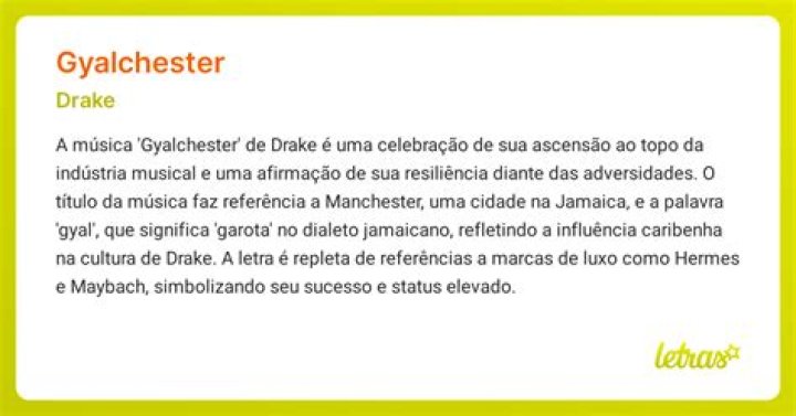 The Meaning Behind The Song: Gyalchester by Drake